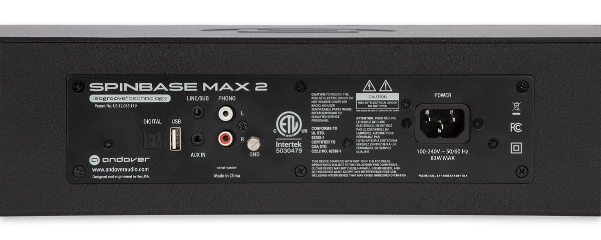 Andover Audio Unveils Enhanced Turntable Speaker: Introducing the SpinBase MAX 2