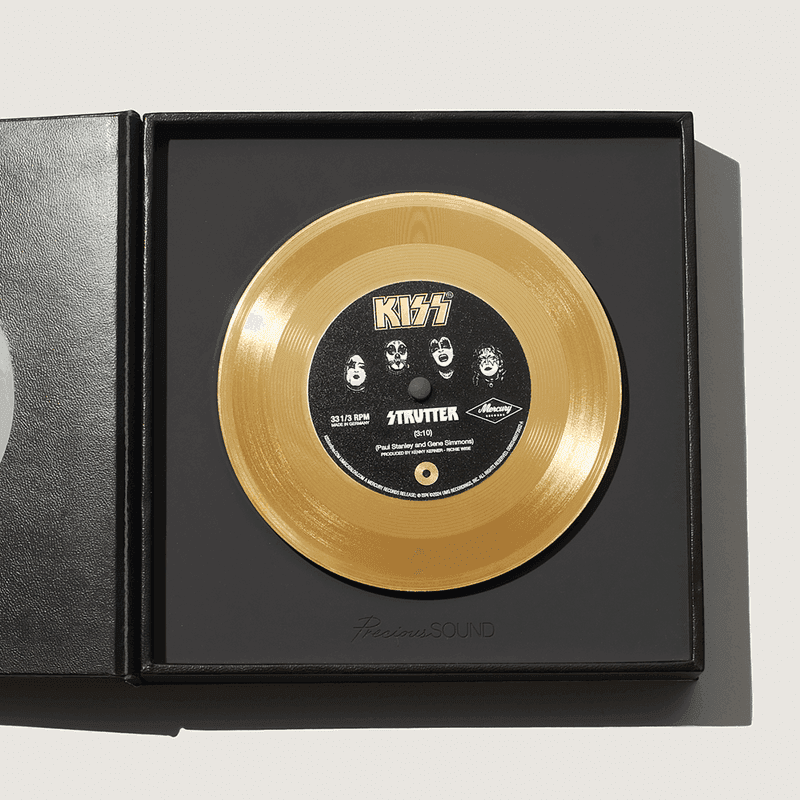 KISS Celebrates 50 Years with Limited Edition 'Strutter' Gold Vinyl Releases