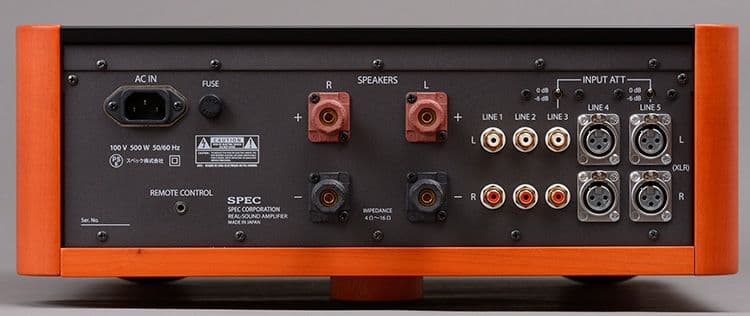 SPEC RSA EX1000 Amplifier Built Like a Musical Instrument