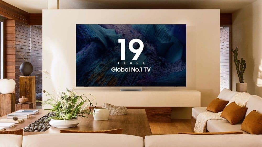 Samsung domina el mercado global de televisores durante 19 años con 28.3% en general y 49.6% en segmento premium