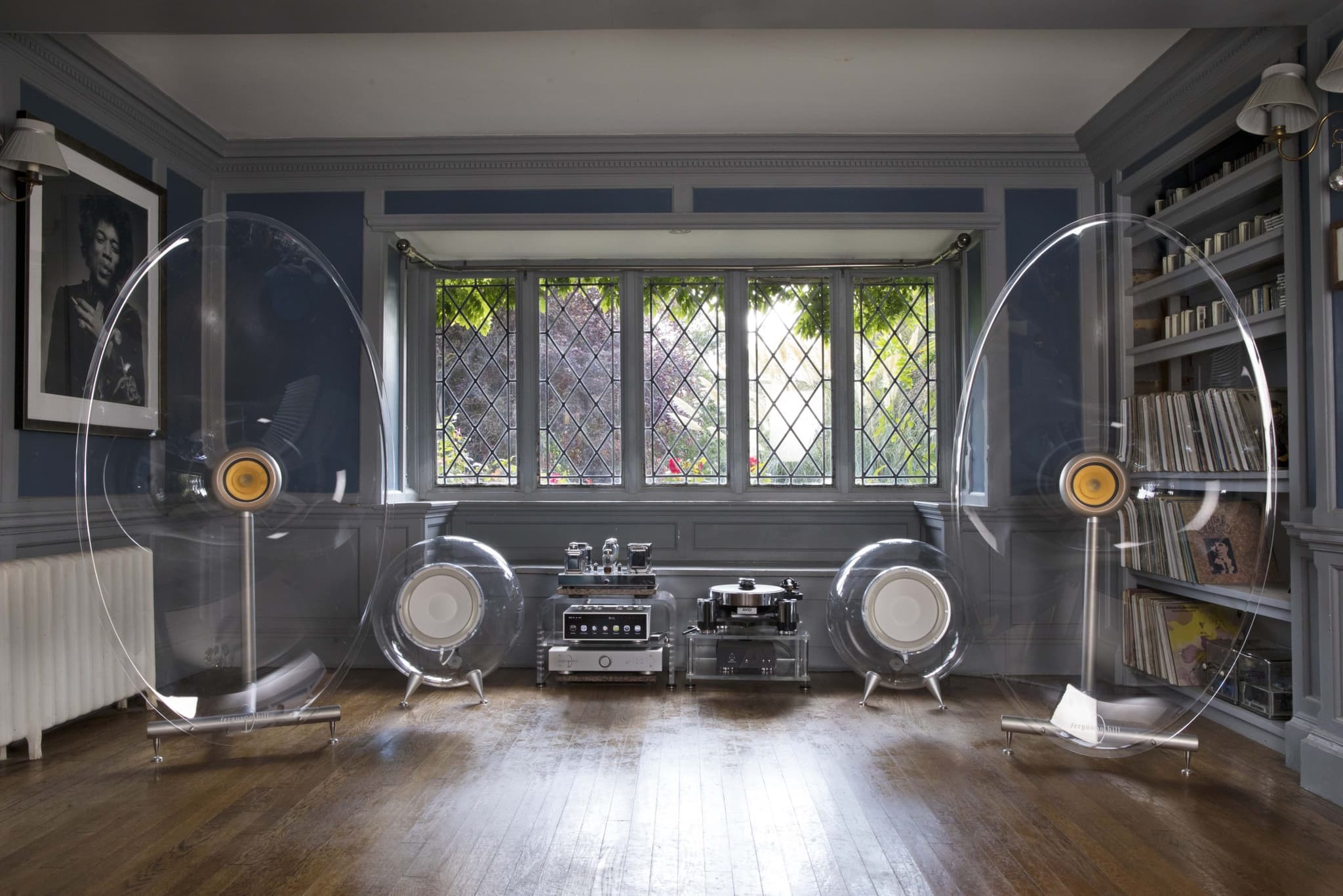 A Closer Look at the Futuristic Transparent Ferguson Hill Jetstream Speakers