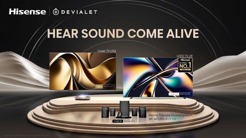 Hisense Partners with Devialet for High-Fidelity-Sound Enhanced Premium TVs