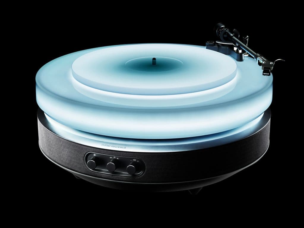 Audio-Technica Introduces the Floating and LED-Illuminated Turntable 'Hotaru'