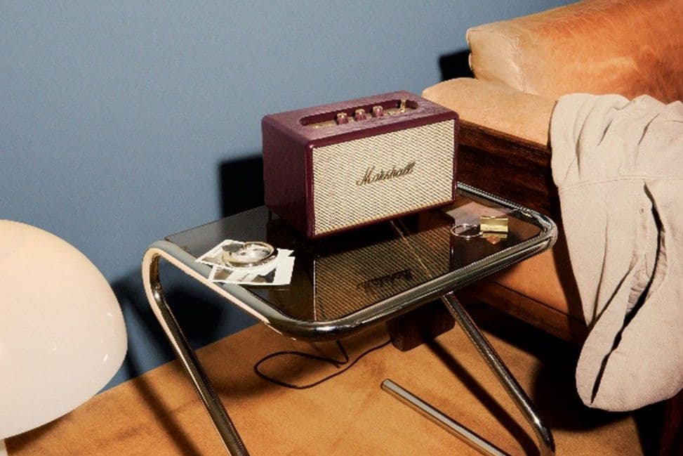 Marshall Acton III Bluetooth Speaker Introduces Burgundy Color Option