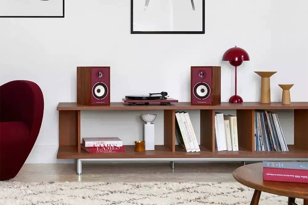 Triangle Borea Connect Wireless Speakers Now Available in Burgundy Finish
