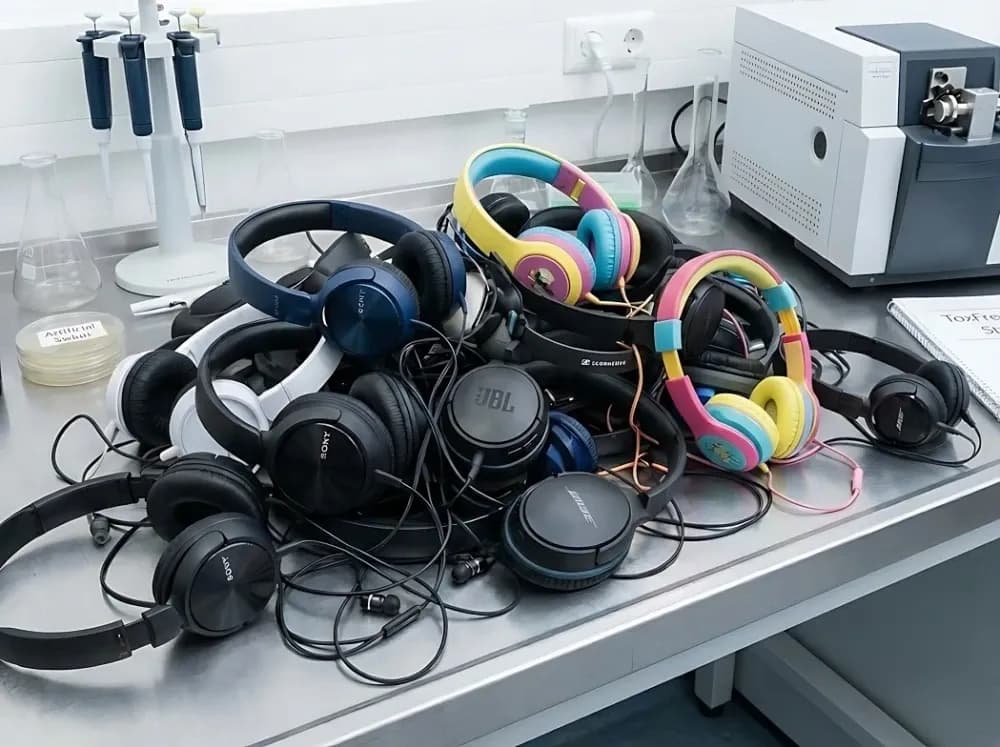 ToxFreeLife Study Finds Bisphenol A, Phthalates, and Flame Retardants in Headphones From Sony, Apple, Bose, and Other Major Brands