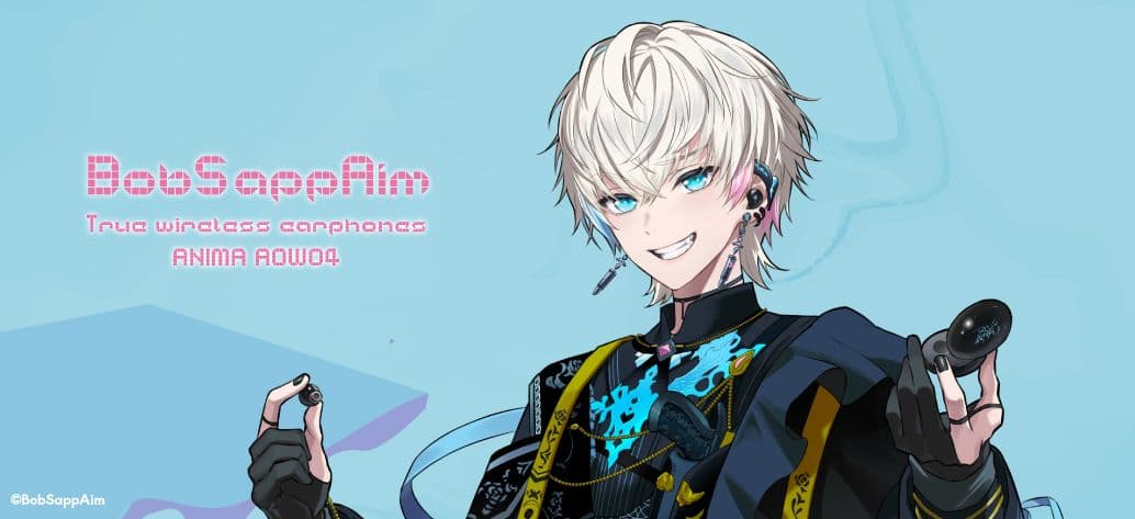 Onkyo x BobSappAim Collaboration: ANIMA AOW04 True Wireless Earphones