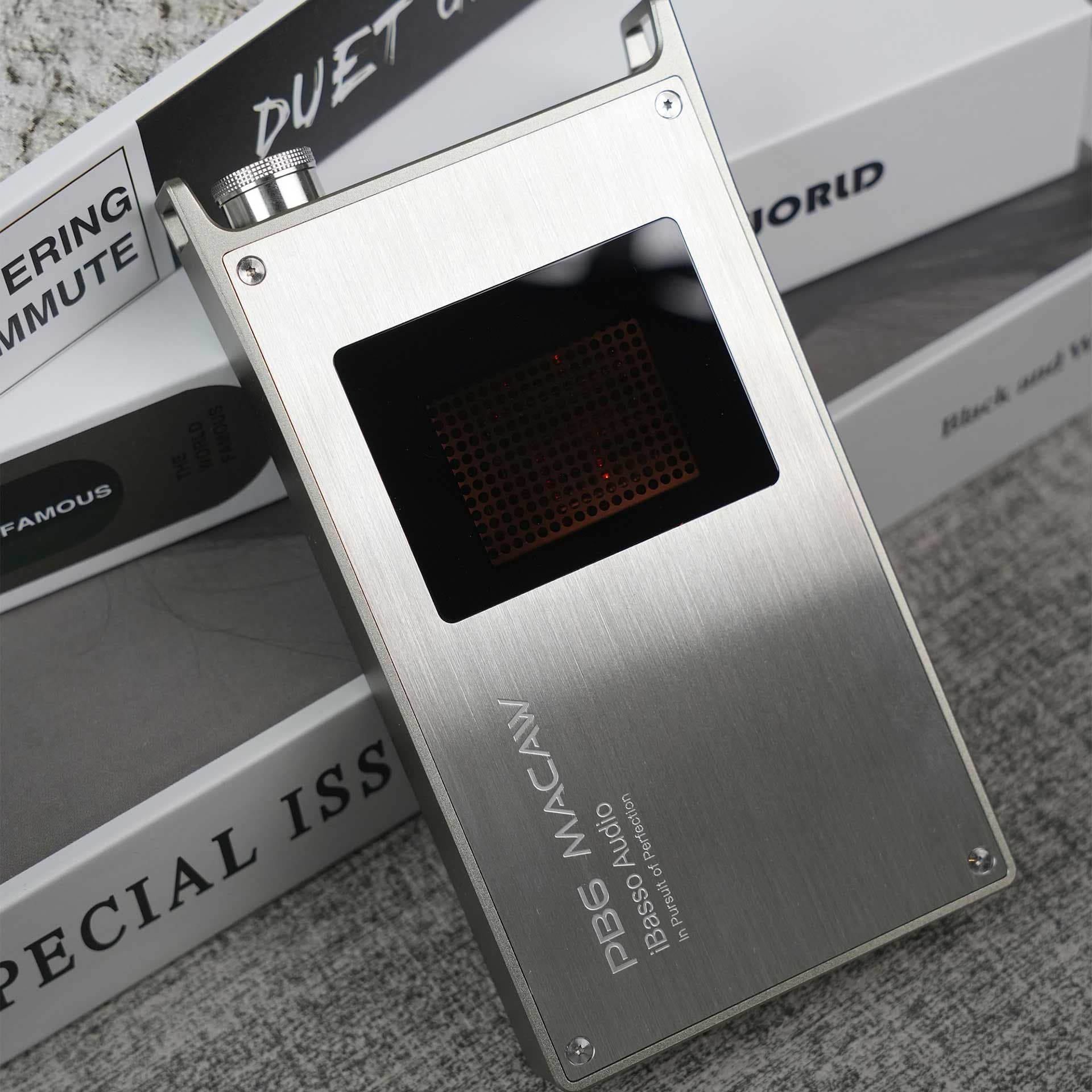 iBasso PB6 MACAW: Portable Headphone Amplifier with Four Raytheon JAN6418 Vacuum Tubes Released