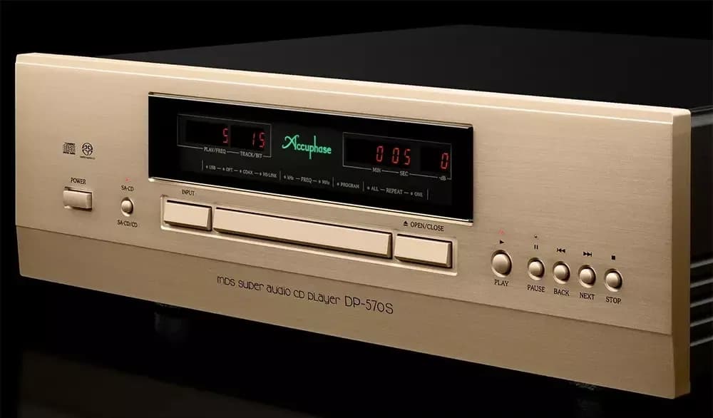 Accuphase DP-570S: Lecteur SACD/CD Haut de Gamme avec Entrées Numériques Avancées et Technologie ANCC