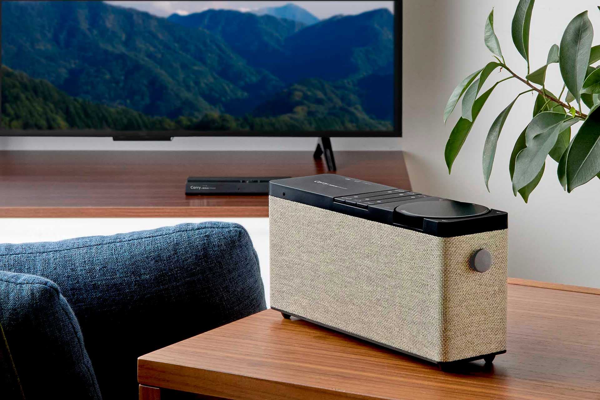 MIRAI SPEAKER Launches Carry by MIRAI SPEAKER Portable TV and Bluetooth Speaker With Clear Voice DSP