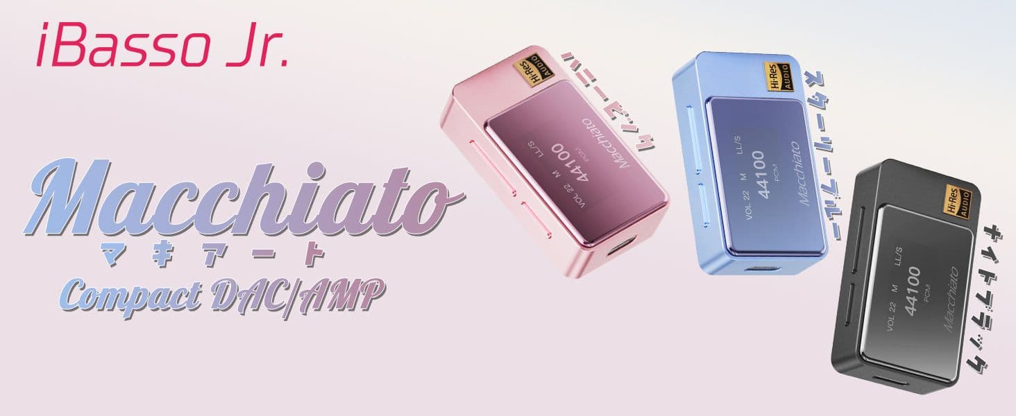 iBasso Macchiato: Compact Portable DAC/AMP Promising Hi-Fi Audio Quality Optimized for Gaming.