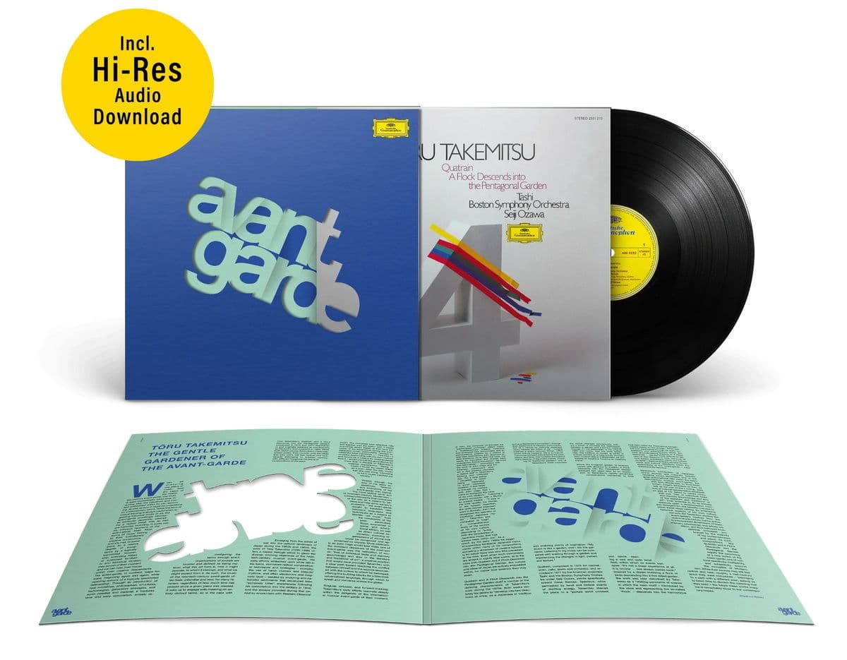 Deutsche Grammophon Launches Avantgarde Vinyl Series Vol. 1 Featuring Ferrari, Takemitsu and Kagel