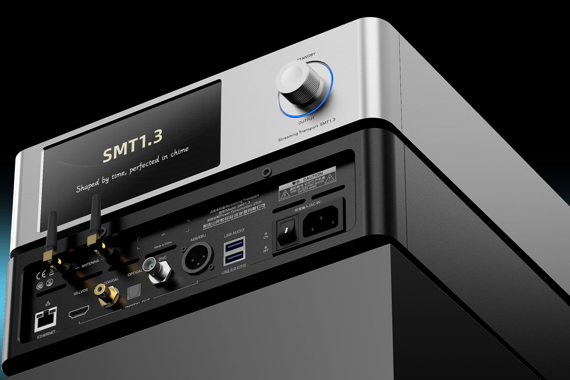 Shanling SMT1.3 Compact Flagship Desktop Streaming Transport Launches with Android 12 and 768 kHz Upsampling