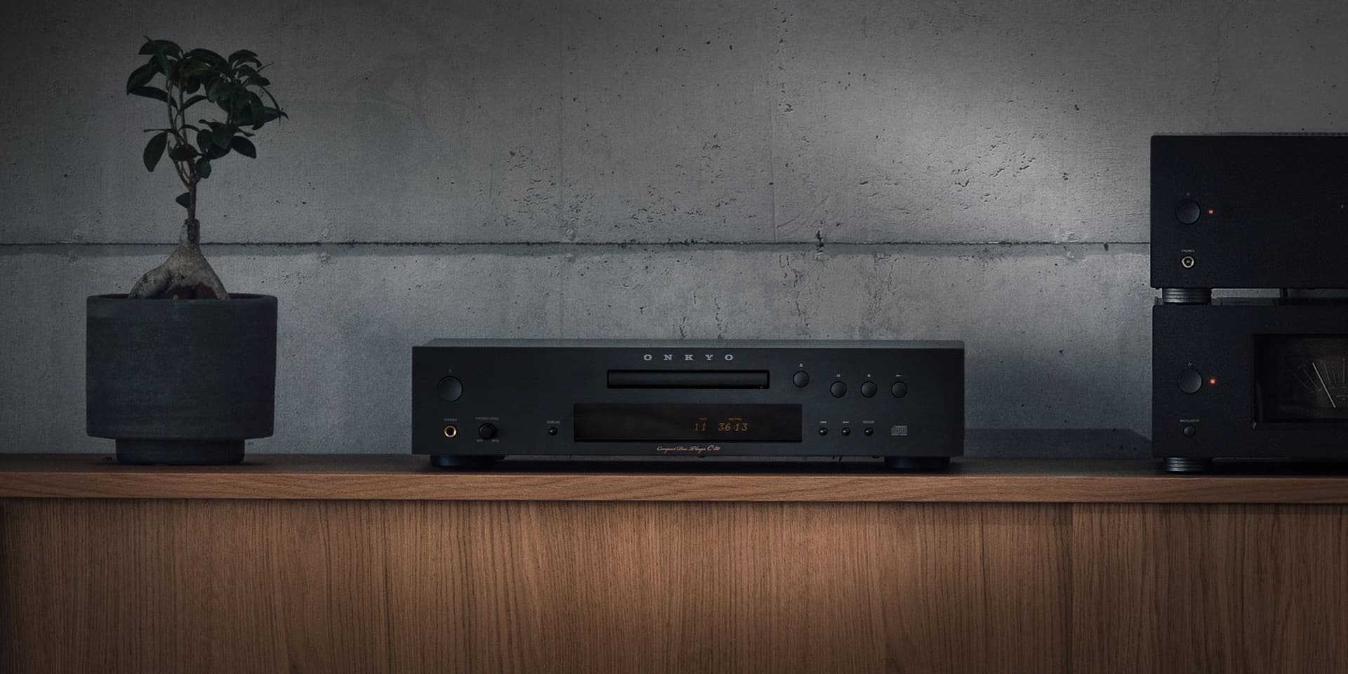 Onkyo C-30 CD Player: Featuring 24-bit/192 kHz DAC and VLSC Noise Reduction Technology