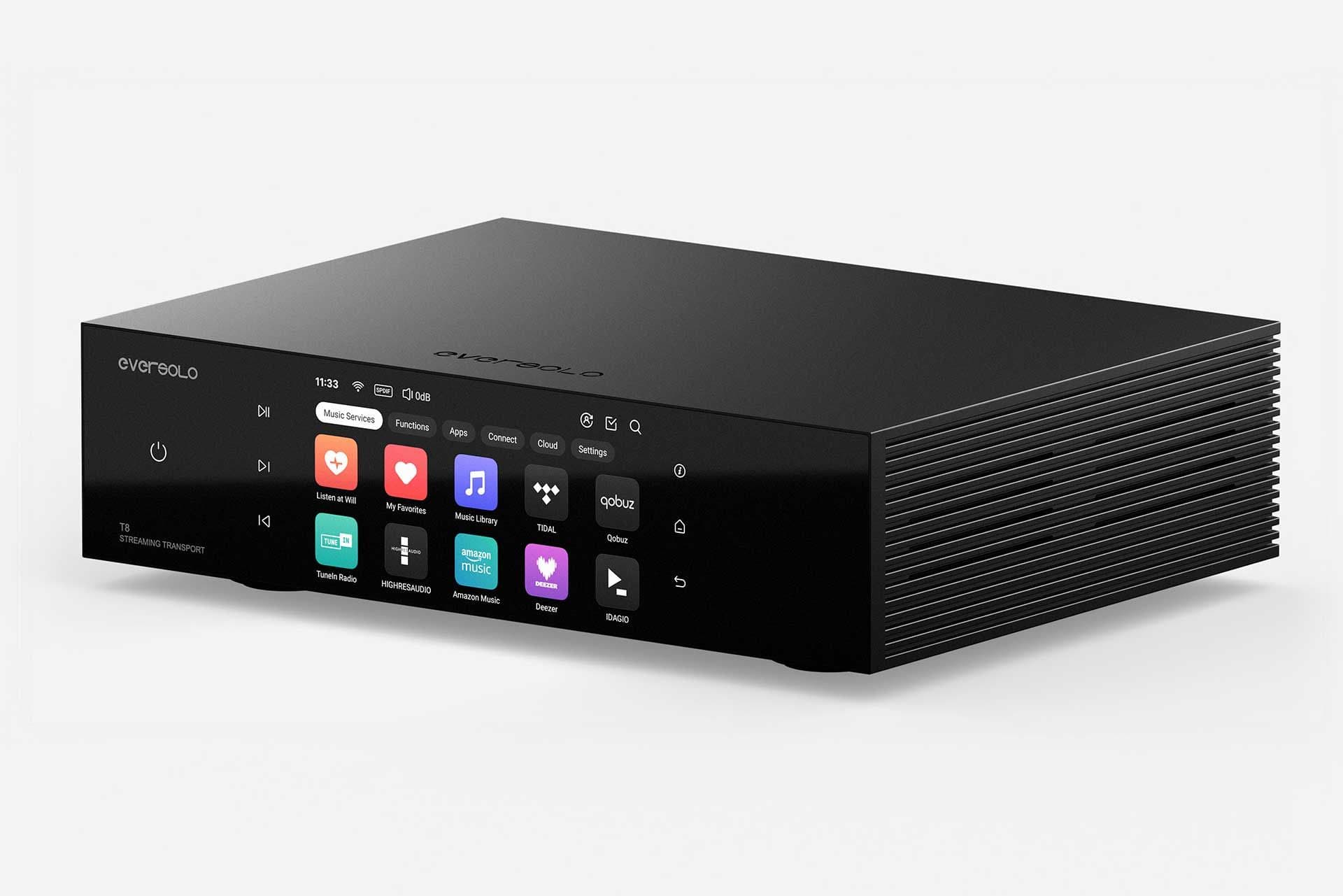 Eversolo T8 Streaming Transport with Advanced Connectivity and Streaming Service Support Released