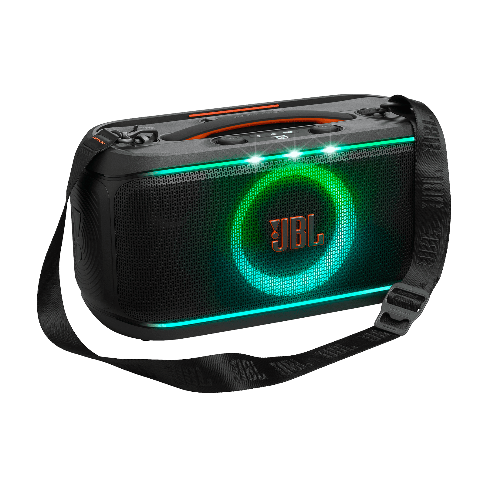 JBL PartyBox On-The-Go 2: Portable Speaker with Advanced Features for Karaoke