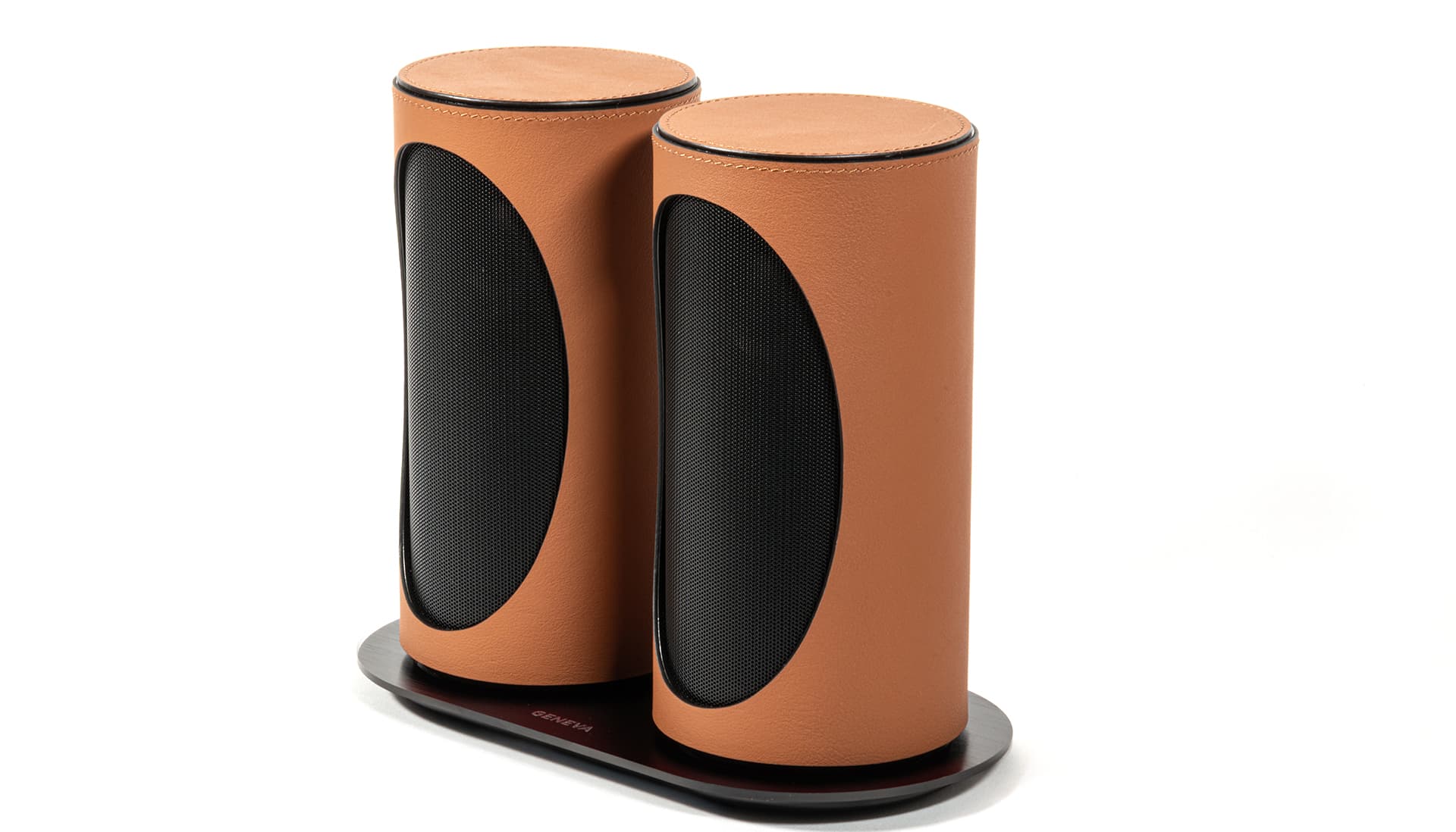 GENEVA Duo Stereo Bluetooth Speakers with Italian Leather Body Launch as Isetan Exclusive