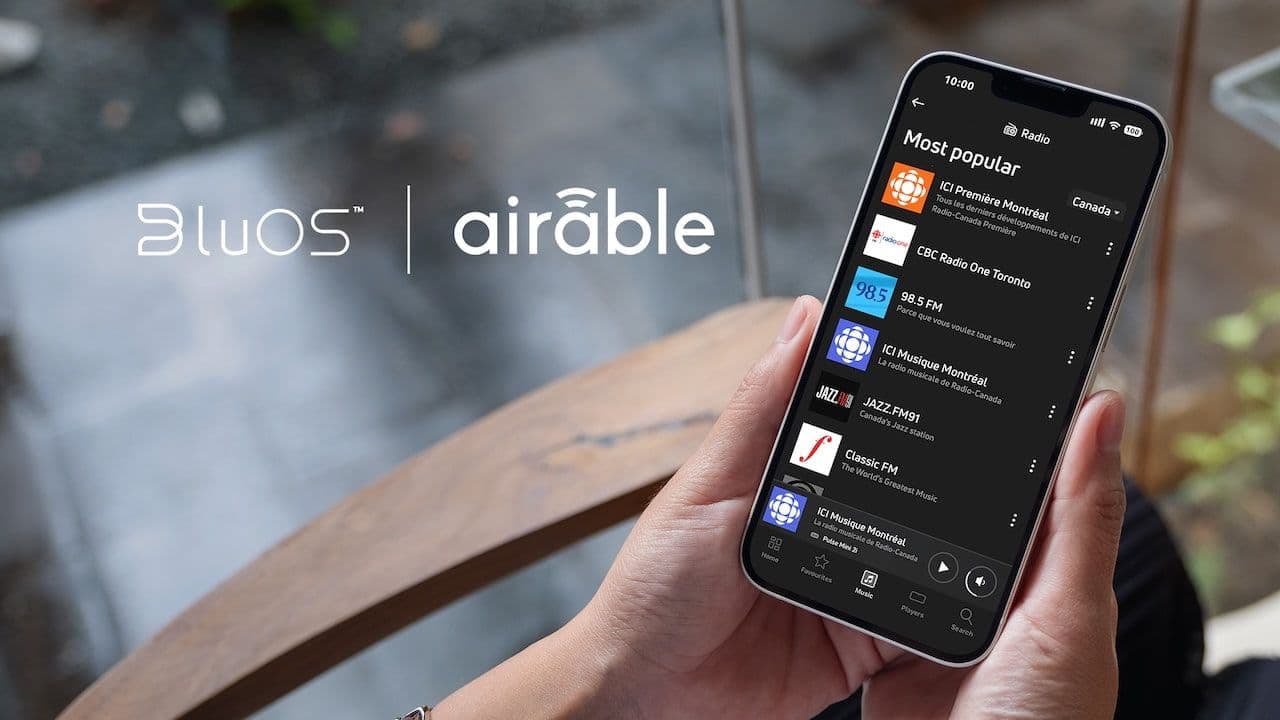 BluOS Integrates airable to Expand Internet Radio and Podcast Discovery Across NAD, Bluesound, PSB and Partner Brands