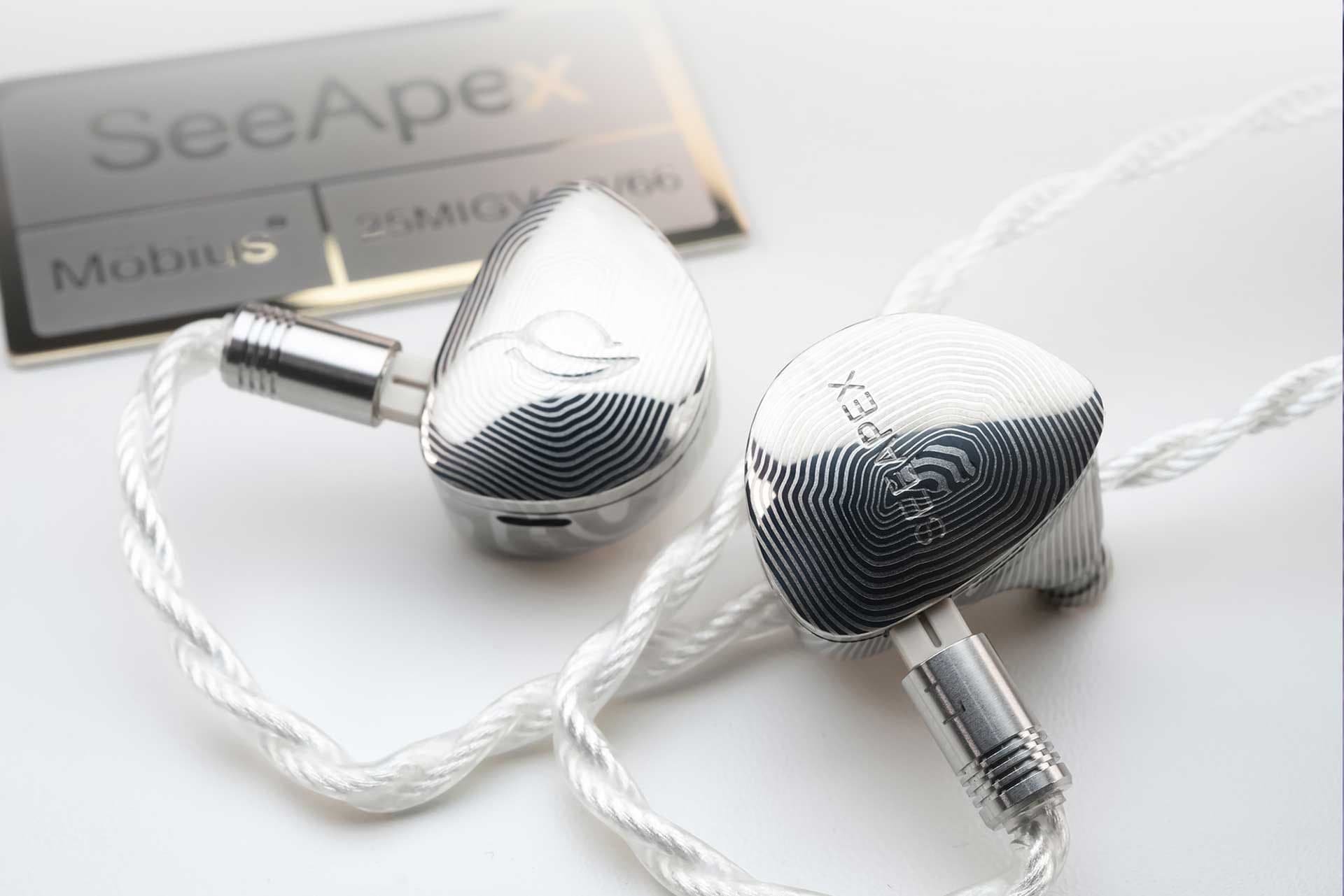 See audio announces the release of high-end "MOBIUS iGV" earphones featuring Damascus steel shells.