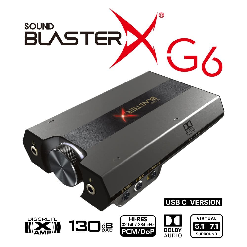 Creative Sound BlasterX G6 USB-C Gaming DAC Launches With PS5 and Nintendo Switch 2 Support