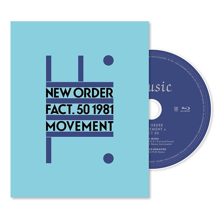 New Order: Reissue of Albums "Movement", "Low-Life", and "Brotherhood" on Blu-ray with Dolby Atmos