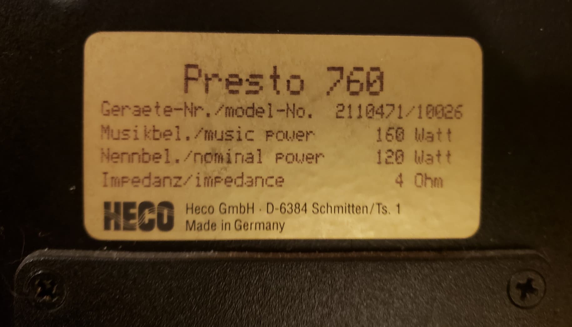 Superior 760 Presto